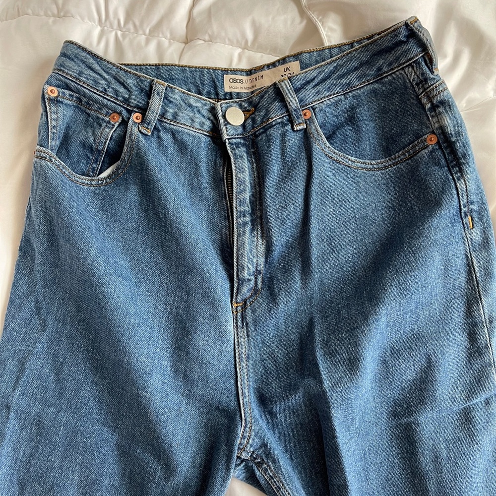 Super high rise jeans from ASOS